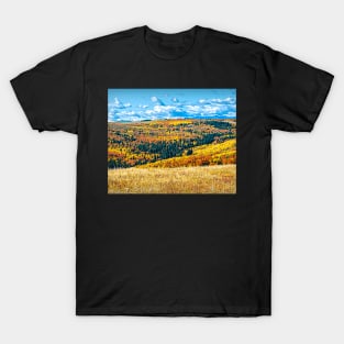 Fall foothill illustration. T-Shirt